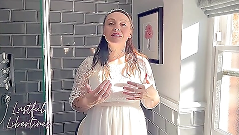 Pregnant Stepdaughter-in-law Creampied Minutes Before Her Wedding